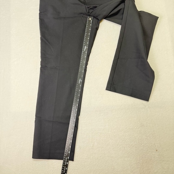 Ann Taylor Factory NWT Women’s The Straight Mid-Rise Pants Black Size 14 - Picture 7 of 11